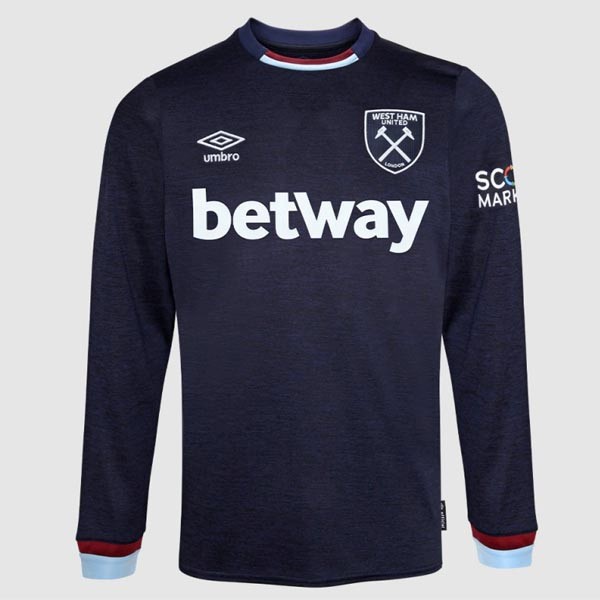 Ausweichtrikot Thailand West Ham United ML 2021-2022 Günstige Fußballtrikots